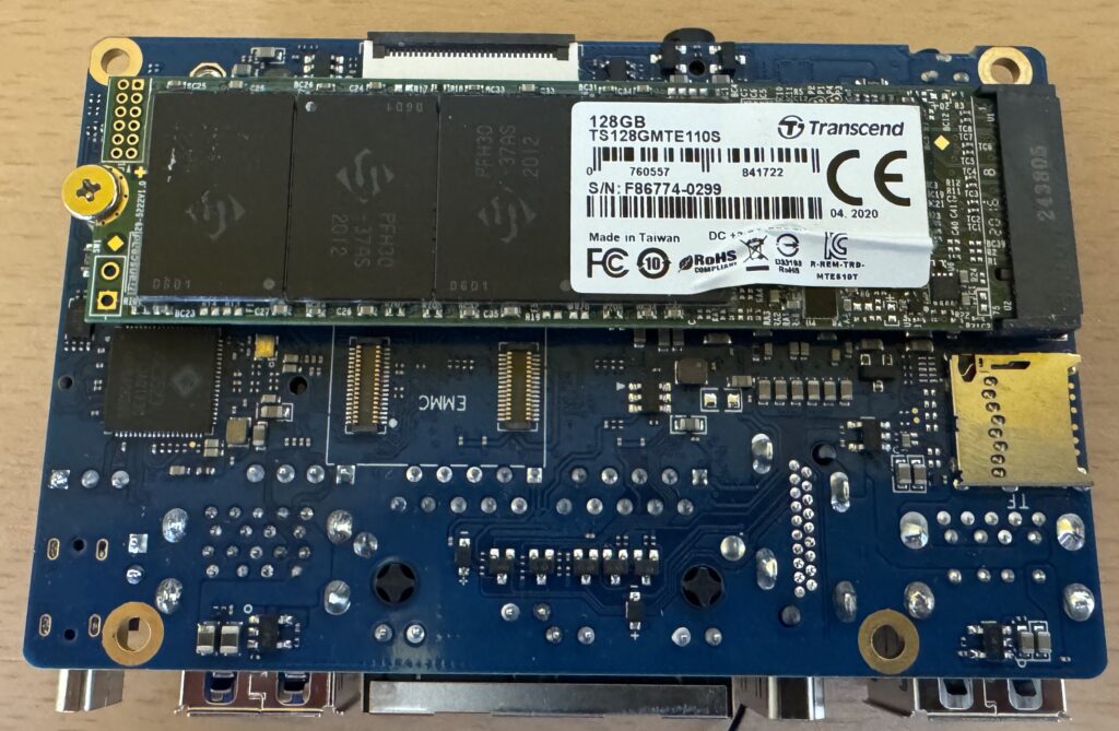 Orange Pi RV2 Unterseite